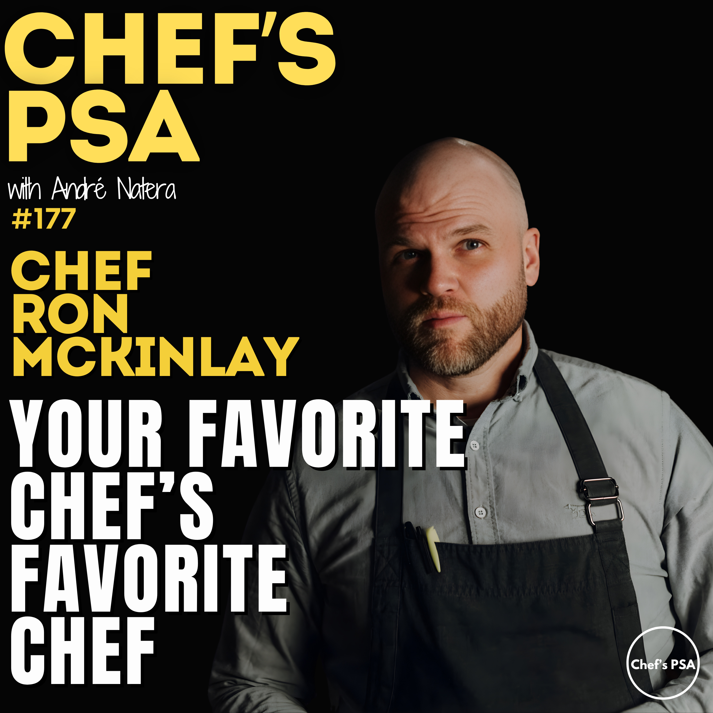Ron Rippley Chef Pop-Ups & Mental Health with Ron McKinlay | Chef's PSA